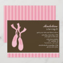 Search for dance studio invitations Ballerina