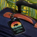 Search for yellowstone national park luggage tags Souvenir