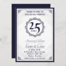 Search for royal blue anniversary party invitations 50th
