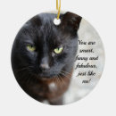 Search for black cat christmas tree decorations Animal