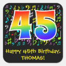 Search for 45 stickers 45th birthday