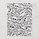 Search for skull pattern postcards Death