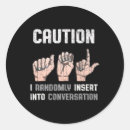 Search for deaf awareness stickers Language