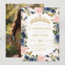 Search for gold and pink butterfly invitations Tiara