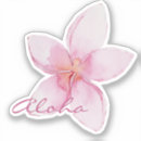 Search for white plumeria stickers Aloha