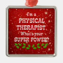 Search for physical therapist christmas tree decorations Red and white