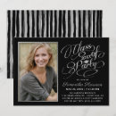 Search for black and silver graduation invitations Party