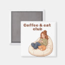 Search for aesthetic square magnets Cat lover