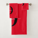 Search for black red white bath towels Modern