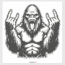 Search for mythical creature stickers Sasquatch