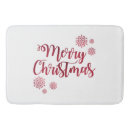 Search for christmas snowflake bath mats Typography