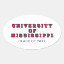 Search for grad oval stickers University of mississippi
