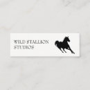 Search for stallion business cards Horse riding