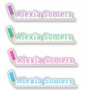 Search for name tag bookplates Pink