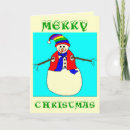 Search for snowmen christmas cards Colourful