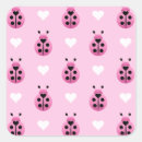 Search for cute pink ladybug stickers Modern