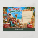 Search for santa claus postcards Beach