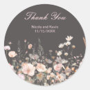 Search for blush floral wedding stickers Garden