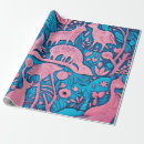 Search for cute animals wrapping paper Blue