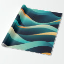 Search for wavy wrapping paper Blue