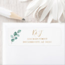 Search for script monogram return address labels Hand lettered