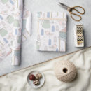 Search for funny baby shower wrapping paper Blue