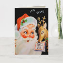 Search for kitsch christmas cards Santa