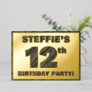 Search for 12 year old birthday invitations Twelve years old
