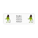 Search for funny frog return address labels Animal