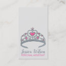 Search for princess business cards Crown