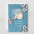 Search for flower graduation invitations Rustic