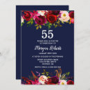 Search for 55th birthday invitations Floral