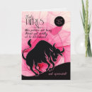 Search for taurus birthday cards Pink