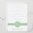 Search for mint green and silver invitations Modern