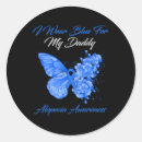 Search for my daddy stickers Awareness