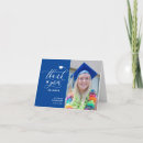 Search for blue graduation thank you cards Minimalist