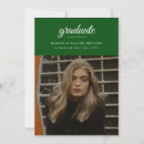 Search for green graduation invitations Graduate grad