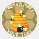 Search for raw honey stickers Pure