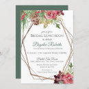 Search for winter bridal luncheon invitations Boho chic