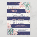 Search for navy blue gold ivory invitations Floral