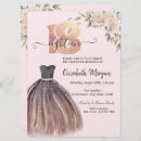 Search for pink flowers 18th birthday invitations Modern