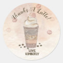 Search for thanks a latte stickers Watercolor
