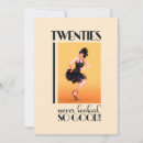 Search for flapper girl birthday invitations 1920s