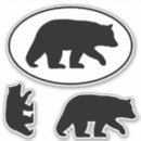 Search for black and white bears stickers Outdoors