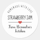 Search for strawberry jam stickers Food
