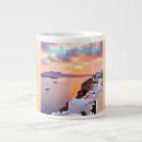 Search for santorini mugs Greek island