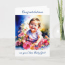 Search for baby congratulations cards New baby girl