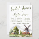 Search for farm bridal shower invitations Watercolor