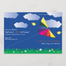 Search for kite flying invitations Blue