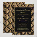 Search for black and gold rehearsal dinner invitations Great gatsby